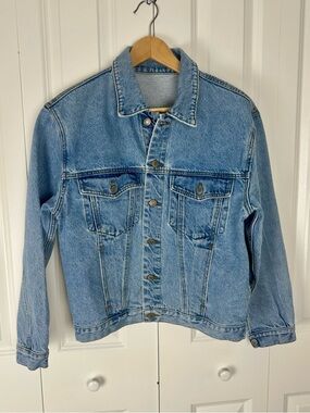 John Galt Relaxed Denim Trucker Jacket Size S